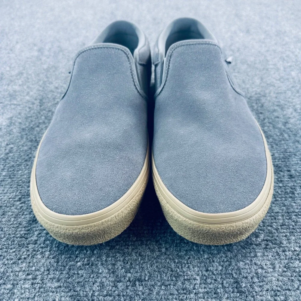 Vans Asher Classic Slip-On Frost Gray Suede Gum Sole Mens 8.5 Sneakers Shoes